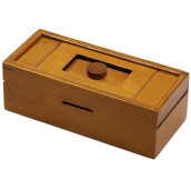 Atdawn Puzzle Gift Case Box With Secret Compartments, Wooden Money Box To Challenge Puzzles Brain Teasers For Adults