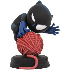 Gentle Giant Marvel Animated Black Panther Statue, Multicolor, 4 Inches