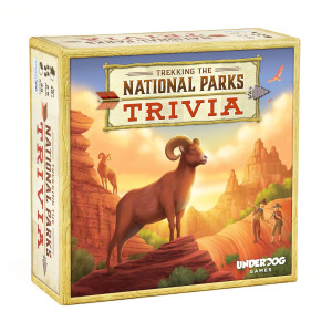 Trekking The National Parks: Trivia | National Parks Trivia Game For Adults And Kids | Giftable Trivia Game For Family Game Night