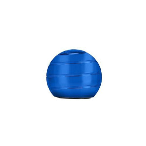 Caleqi Desktop Ball Transfer Gyro Aluminum Alloy Kinetic Desk Toy Stress Relief Office Executive Gadgets Metal Ball Full Disassembly Rotary Decompression Toy(Blue, S 38Mm Ball)