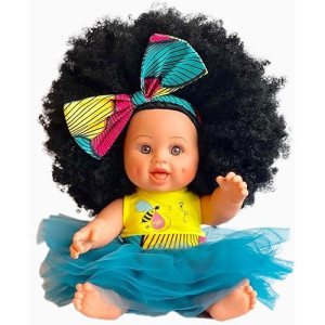 Orijin Bees Dream Love Bee - 12 Inch Black Doll, African American Doll, Biracial Doll, Afro Doll, Latino Doll, Curly Hair Doll, Birthday Gift