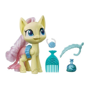 My Little Pony Fluttershy Potion Dress Up Figure -- 5-Inch Yellow Pony Toy With Dress-Up Fashion Accessories, Brushable Hair And Comb