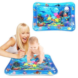 Sunshinemall Tummy Time Baby Water Play Mat Infants & Toddlers, Inflatable Play Mat Toy,Tummy Water Mat For Baby Sensory Development And Stimulation Growth.