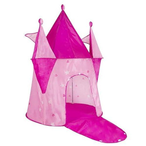 Poco Divo Swan Castle Princess Dream House Girls Pink Toy Palace Play Tent Kids Indoor Outdoor Playhouse