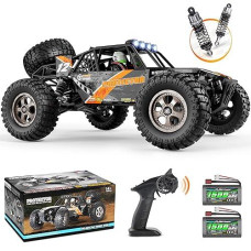Haiboxing Remote Control Car,1:12 Scale 4X4 Rc Cars Protector 38+ Km/H Speed, 2.4G All-Terrain Off-Road Truck Toy Gifts For Boys And Adults Included Two Rechargeable Batteries Provide 40+ Min Playtime