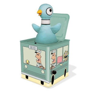 Yottoy Mo Willems Collection | Jack-In-The-Bus Musical Box W/Pigeon Plush Toy - 5.5