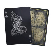 Valkyrie Playing Cards By Gent Supply - Gold, Silver & Black Edition