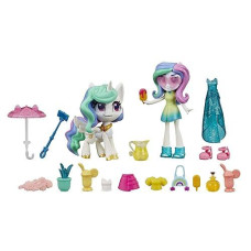 My Little Pony Equestria Girls Princess Celestia Potion Princess Set - 3" Mini Doll & Toy Pony Figure With 20 Accessories