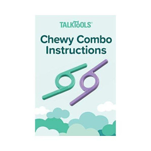 Talktools Chewy Combo Pack (2Pack) | Oral Motor Sensory Tool For Kids And Toddlers | Therapy Tools To Improve Chewing And Biting