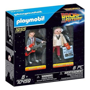 Playmobil 70459 Back To The Future Marty Mcfly And Dr. Emmett Brown Toy Figures