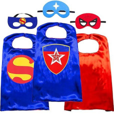 Nugeriaz Kids Capes And Mask For Kids Halloween Costumes For Boys Halloween Toys For Kids Halloween Cape Dress Up Halloween Christmas Boy Gifts
