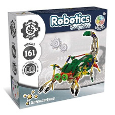 Science4You Scorpiobot Robotics Kit For Kids - Building Robot Toys For Kids 8-12 Year Olds, Robot Kit With 161 Pieces, Stem Building Games, Robots For Kids, Gift For 8+ Year Olds Boys And Girls