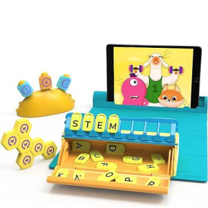 Plugo Stem Pack By Playshifu - Count, Letters & Link (3In1) | Math, Words, Magnetic Blocks, Puzzles | 4-10 Years Stem Toys | Gift Boys & Girls (Works With Ipads, Iphones, Samsung Tabs, Kindle Fire)