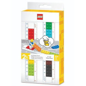 Lego Stationery Buildable Ruler With Minifigure (52558), Ages 6 And Up, 1 Ruler, Minifigure Colors May Vary