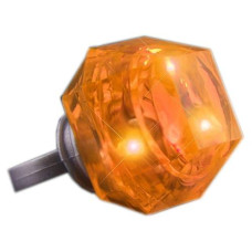 Blinkee Huge Gem Ring Orange Diamond For Parties, Fundraisers, And Special Occasions
