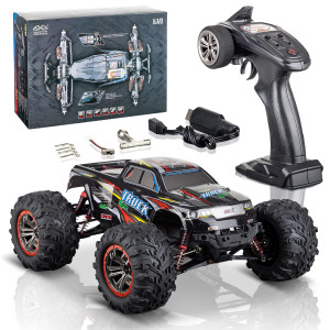 Torxxer 1:10 Scale Rc Truck - High Speed Hobby Grade Rc Car, Hits 30Mph - Off Road 4Wd For Grip On Any Terrain - Ready To Run Waterproof Trophy Truck