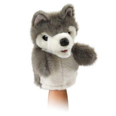 Folkmanis Little Wolf,Brown,1 Ea