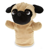 Dollibu Pug Dog Plush Hand Puppet For Kids - Soft Furry Stuffed Animal Hand Puppet Toy For Puppet Show Games & Puppet Theaters For Kids Adult Cute Puppets Educational Toy To Teach Children & Toddlers