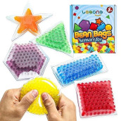 Squishy Sensory Toy For Kids - Fidget Calming Toys For Autism/ Anxiety Relief For Adults, Shapes Learning Toy Classroom Must Haves, Unique Stocking Stuffers (Shape)