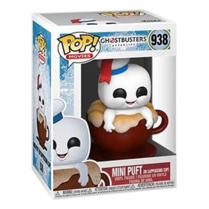 Funko POP Pop Movies: ghostbusters Afterlife - Mini Puft in cappuccino cup Rust city- POP 14 Multicolor