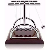 Newton'S Cradle - Demonstrate Newton'S Laws With Swinging Balls Physics Science Office Desk Decoration For Over 3 Years Old (T-Shape)