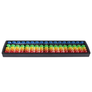 Menolana Portable Abacus 17 Rods Beads Column Arithmetic Aid Tool For Math