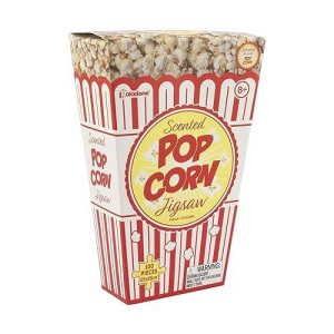 100 Piece Popcorn Scented Jigsaw Puzzle In Popcorn Storage Box