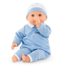 Corolle B�b� Calin Mael Boy Baby Doll - 12" Soft Body Doll With Blue Outfit, Sleeping Eyes That Open And Close, Vanilla Scented, Mon Premier Poupon Collection For Ages 18 Months And Up