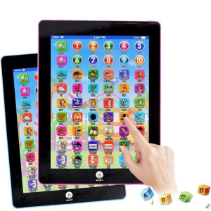 Surpzon Kids Learning Pad Fun Kids Tablet Touch And Learn Phone Learning Games Early Child Development Toy For Number Learning, Learning Abcs, Spelling, Animal Game Melodies Educational Toy