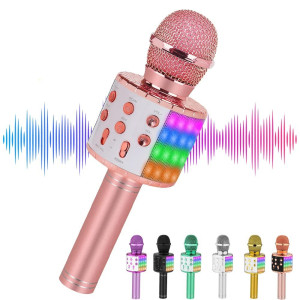 Niskite Karaoke Microphone For Kids Toys,4 5 Year Old Girl Birthday Gifts,6 7 8 Year Old Girl Gifts,Popular Girl Toys Age 6-7,9 Year Old Girl Gifts,Birthday Gifts For 10 Year Old Girl