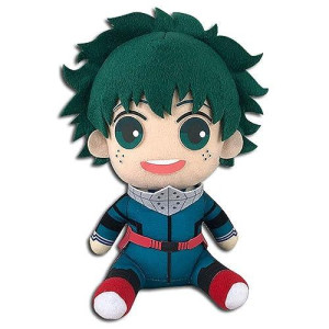 Great Eastern Entertainment My Hero Academia - Deku Hero Costume 2Nd Ver Sitting Plush 7''