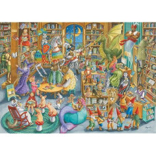 Ravensburger Midnight At The Library Puzzle - 1000 Unique Pieces | Premium Quality | Anti-Glare Surface | Perfect For Family Fun | Ideal Gift For Puzzle Enthusiasts