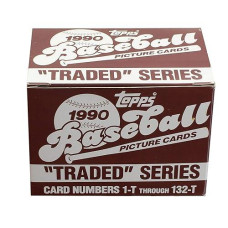 Toynk Mlb 1990 Topps Baseball Traded Series | Set Of 132 Cards