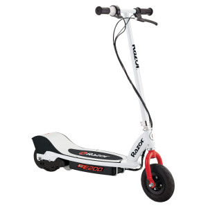 Razor E200 Electric Scooter For Kids Ages 13+ - 8" Pneumatic Tires, 200-Watt Motor, Up To 12 Mph And 40 Min Of Ride Time, For Riders Up To 154 Lbs