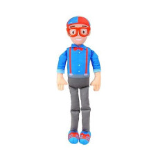 Blippi Blp0013 Bendable Plush Doll, 16� Tall Featuring Sfx-Squeeze The Belly To Hear Classic Catchphrases-Fun, Educational Toys For Babies, Toddlers, And Young Kids