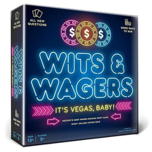 Wits & Wagers: It'S Vegas Baby - A Board Game By North Star Games 3-10 Players - Board Games For Family 25 Mins Of Gameplay - Games For Family Game Night-For Kids And Adults Ages 6+ - English Version