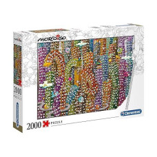Clementoni - 32565 - Mordillo Puzzle - The Jungle - 2000 Pieces - Made In Italy - Jigsaw Puzzles For Adult