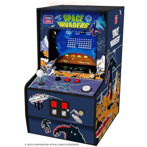 My Arcade Space Invaders Micro Player: Mini Arcade Machine Video Game, Fully Playable, 6.75" Collectible Premium Edition