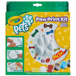 Crayola Pets Paw Print Keepsake Kit, Moon Craft Kit, Gifts For Pet Lovers