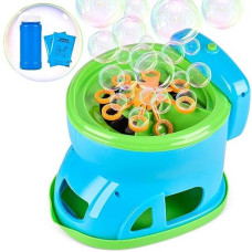 Bgdoyz Bubble Machine, Octopus Bubble Blower 2500+ Bubbles Per Minute, Bubble Maker Machine Automatic Head-Shaking, Outdoor Toys For Toddlers Boys And Girls Kids Age 3+ (Bubble Toilet)