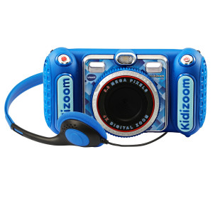 Vtech - Kidizoom Duo Dx, Kids Photo Camera, Videos, Filters, Music Player, Games, Usb, Parental Control, Esp Version, Blue (3480-520022)