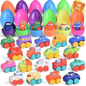 Fun Little Toys Cars Easter Eggs Vehicles For Party Favors, Easter Egg Fillers