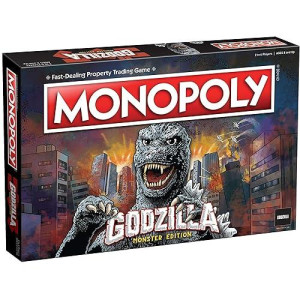 Monopoly: Godzilla | Based On Classic Monster Movie Franchise Godzilla | Collectible Monopoly Game Featuring Familiar Locations And Iconic Kaiju Monsters