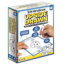 Usaopoly Telestrations Upside Drawn | Family Board Game & Group Game | Partner Up & Draw Upside Down | Team Game From The Makers Of Telestrations | Draw & Guess To Clues