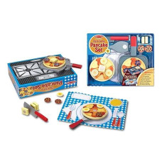 Melissa & Doug Flip and Serve Pancake Set Pretend Play Play Food 3+ gift for Boy or girl