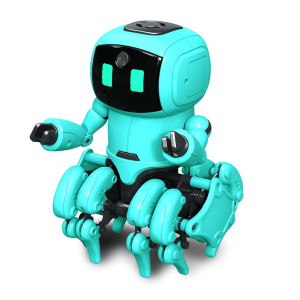 Owi Inc Kikorobot.962 | Do-It-Yourself Robot Kit With Infrared Sensor And Artificial Intelligence | Two Play Modes | Explore Using Ai Or Follow-Me Mode Using I/R | 192 Piece Kit