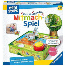 Ravensburger Ministeps 4172 Mein Kinderlieder-Mitmachspiel, Lustiges Bewegungspiel Mit 12 Beliebten Kinderliedern, Spielzeug Ab 2 Jahre [German]