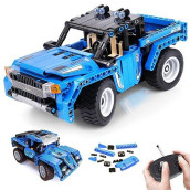 VERTOY Remote Control Building Kits, STEM Toys for Boys 6-12 Year Old, Educational Construction Set for Pickup Truck or Racing Car Model, Best Birthday Gifts for Kids Age 6 7 8 9 10-12