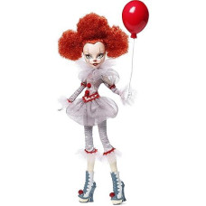 Monster High - It Pennywise Collector Doll (12-Inch) Collectible Doll Wearing Clown Costume, With Premium Details And Doll Stand, Gift For Collectors
