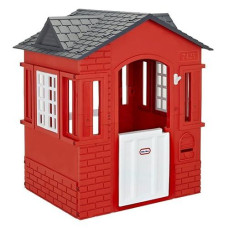 Little Tikes Cape Cottage Playhouse With Working Door, Windows, And Shutters - Red| For Kids 2-6 Years Old